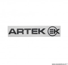 Planche autocollants Artek noir 280x60mm (1 Artek et 1 EK)