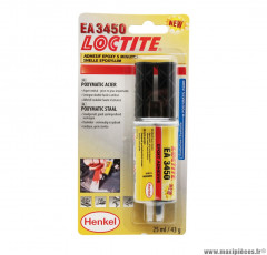 Epoxy-colle 25ml Loctite EA 3450 acier (seringue sous blister)