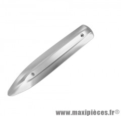 Protection pot d'échappement gris mat (entraxe 310mm) pour maxi scooter 400cc yamaha majesty 2007-2010