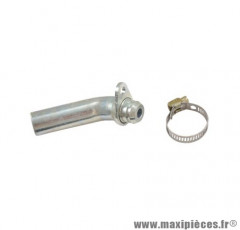 Raccord pompe à eau coudé avec collier pour mécaboite aprilia rs50 / am6