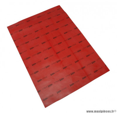 Feuille toile de membrane rouge (210x300mm) pour cyclomoteur solex