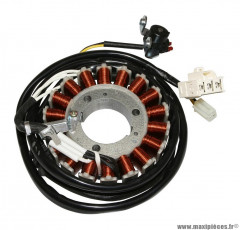 Stator allumage (18 poles) pour maxi scooter 530cc yamaha tmax de 2012 à 2021 (59c-01410-000)