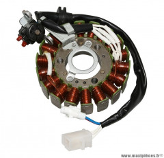 Stator allumage (18 poles) pour maxi scooter 125cc yamaha xmax / mbk skycruiser