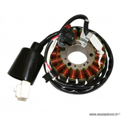 Stator allumage (18 poles) pour maxi scooter 400cc yamaha majesty 2004>2008 / mbk skyliner 2004>2008