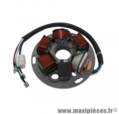 Stator allumage (5 poles) pour maxi scooter 125cc piaggio px après 1998 (référence origine : 217866)