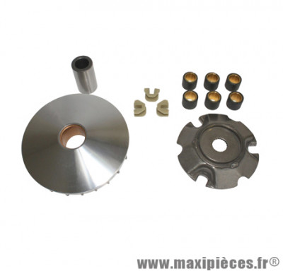 Variateur (6 galets diamètre 19x15.5) pour maxi scooter 125cc piaggio, vespa liberty, lx4