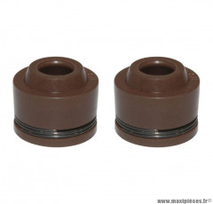Joints guide de soupape (x2) pour scooter chinois 4T GY6, 139QMB / sym orbit 4T / baotian bt49qt 4T / kymco agility 4T / norauto razzo 4T