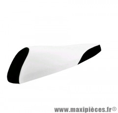 Couvre selle blanc / noir pour scooter mbk stunt