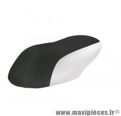 Couvre selle noir / blanc pour scooter mbk nitro / yamaha aerox