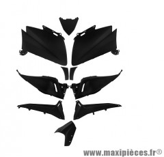 Kit 10 pièces carrosserie noir mat pour maxi scooter 530cc yamaha t-max 2012>2014