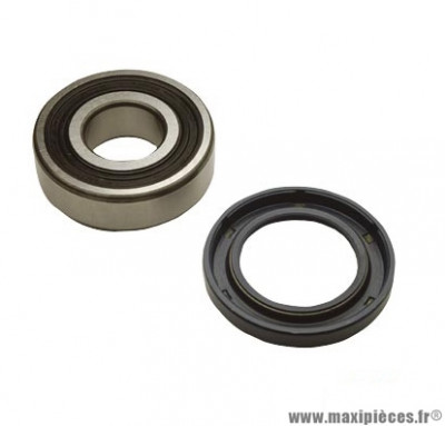 Roulement roue 6204-2RS (carter réducteur)(diamètre 20x47 épaisseur 14) + joint pour arbre roue arrière scooter piaggio typhoon, nrg