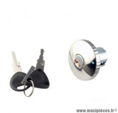 Bouchon essence antivol (2 clés) pour maxi scooter 125-150-180cc mbk skyliner / yamaha majesty