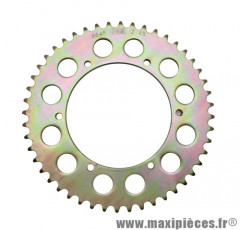 Couronne 420 48 dents (alesage 108mm) pour 50 à boite derbi senda drd x-trem après 2013 / peugeot xr6