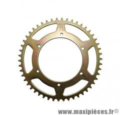 Couronne 420 50 dents (alesage 108mm) pour 50 à boite derbi senda drd x-trem après 2013 / peugeot xr6