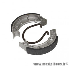 Paire de machoires de frein avant et arrière (diamètre 90mm -1 ressort - nid d'abeille) pour cyclomoteur peugeot 103 spx-rcx