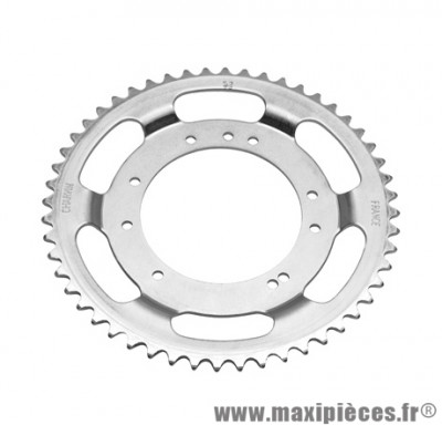 Couronne grimeca 52 dents (diamètre 98) 10 trous pour cyclomoteur mbk 51s