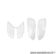 Cabochons clignotants x4 transparent pour scooter aprilia sr 2006