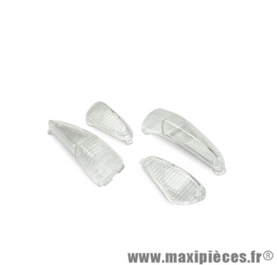 Cabochons clignotants x4 transparent pour scooter gilera runner 2003