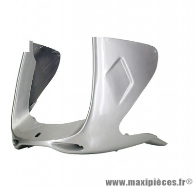 Tablier avant inférieur gris métal (bas de caisse) pour scooter mbk nitro / yamaha aerox