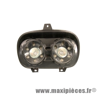 Double optique led bleu pour scooter mbk booster