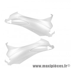 Capot moteur droit + gauche blanc perle pour scooter / maxi-scooter 50-125-150-200cc piaggio liberty