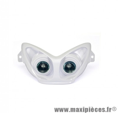 Double optique blanc halogène futura pour scooter mbk nitro / yamaha aerox