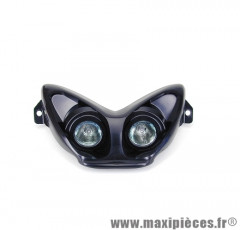 Double optique noir halogène futura pour scooter mbk nitro / yamaha aerox