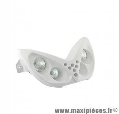 Double optique blanc (4 lampes halogène) pour scooter mbk nitro / yamaha aerox