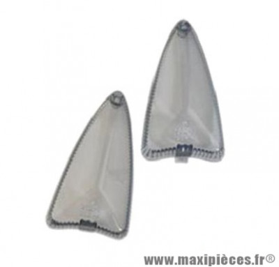 Cabochons clignotants x2 moto / pour scooter mbk nitro, booster après 2013 / rs4, gpr, piaggio typhoon après 2011