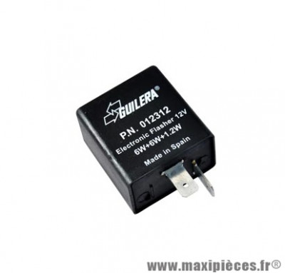 Centrale clignotant guilera (6w + 6w + 1.2w / 12v) pour moto beta rr après 2007 ou universel