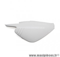 Coque arrière droit blanc brillant pour scooter mbk booster ng, rocket / yamaha bws bump, spy