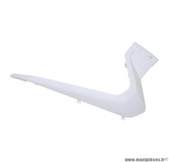 Bas de caisse droit blanc brillant pour maxi scooter 125cc yamaha xmax / mbk skycruiser 2006>2009