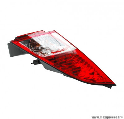 Feu arrière arrière gauche rouge avec clignotant (homologué CE) pour maxi scooter 125-250-400-500cc peugeot satelis après 2007