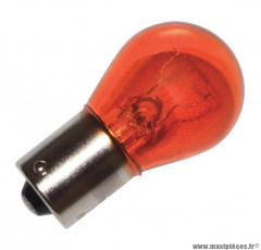 Ampoule 12v 21w (bau15s) import clignotant/stop orange