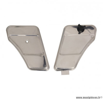 Paire de portes de boite à outil chrome pour cyclomoteur peugeot 103 mvl
