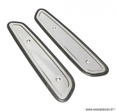 Paire de elytre de réservoir chrome pour cyclomoteur peugeot 103 mvl