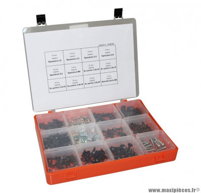 Coffret de vis de carrosserie + attache