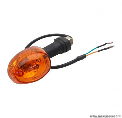 Clignotant arrière gauche orange (homologué CE) pour scooter chinois gy6, 139 qmb, qt9