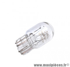 Boite x10 ampoules stop et clignotant 12v 21-5w culot w2,1x9,5d wedge standard blanc