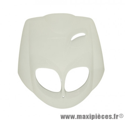 Tablier avant blanc brillant pour scooter peugeot tkr, trekker après 2007