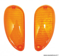 Cabochons clignotants x2 arrière orange pour scooter piaggio typhoon 2006>2009, nrg mc1