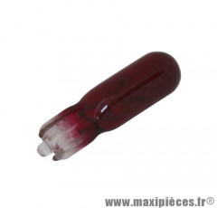 Boite x10 ampoules compteur 12v 1,2w norme w1,2w culot w2x4,6d wedge standard rouge