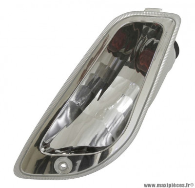 Clignotant avant gauche transparent (homologué CE) pour scooter piaggio vespa lx 2T-4T / maxi-scooter 125cc piaggio vespa lx