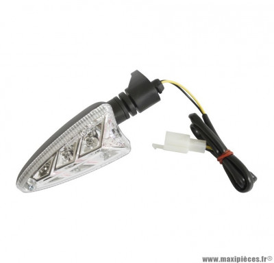 Clignotant transparent avant gauche / arrière droit (homologué CE) pour moto 125cc daelim roadwin après 2006