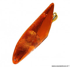 Clignotant orange avant droit (homologué CE) pour scooter mbk booster ng / yamaha bws bump après 1999