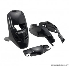 Kit 4 pièces carénage noir mat pour scooter piaggio typhoon