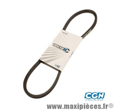 COURROIE TEKNIX POUR PEUGEOT 103SP/MVL attention photo ->courroie non crantée *Prix discount !