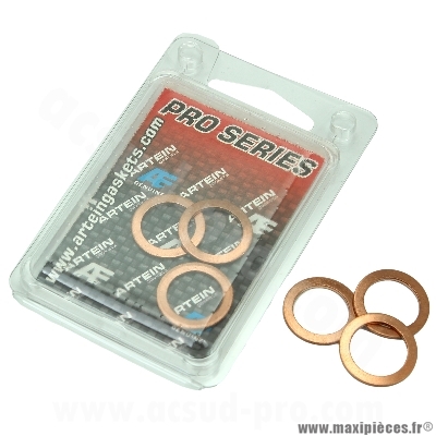 Rondelles de cuivre Pro Series M14 (14x20x1.50mm) boite de 6