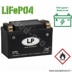 Batterie Lithium Landport ML LFP9 YTX9-BS SLA12-8 YTR9-BS YTX9A-BS YT7B-BS YT7B-4 YT9B-BS YT9B-4