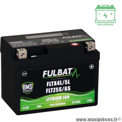 Batterie Fulbat FLTX4L / 5L / 7L-FLTZ5S / 6S / 7S 12V3AH Lithium LG113 L70 H85